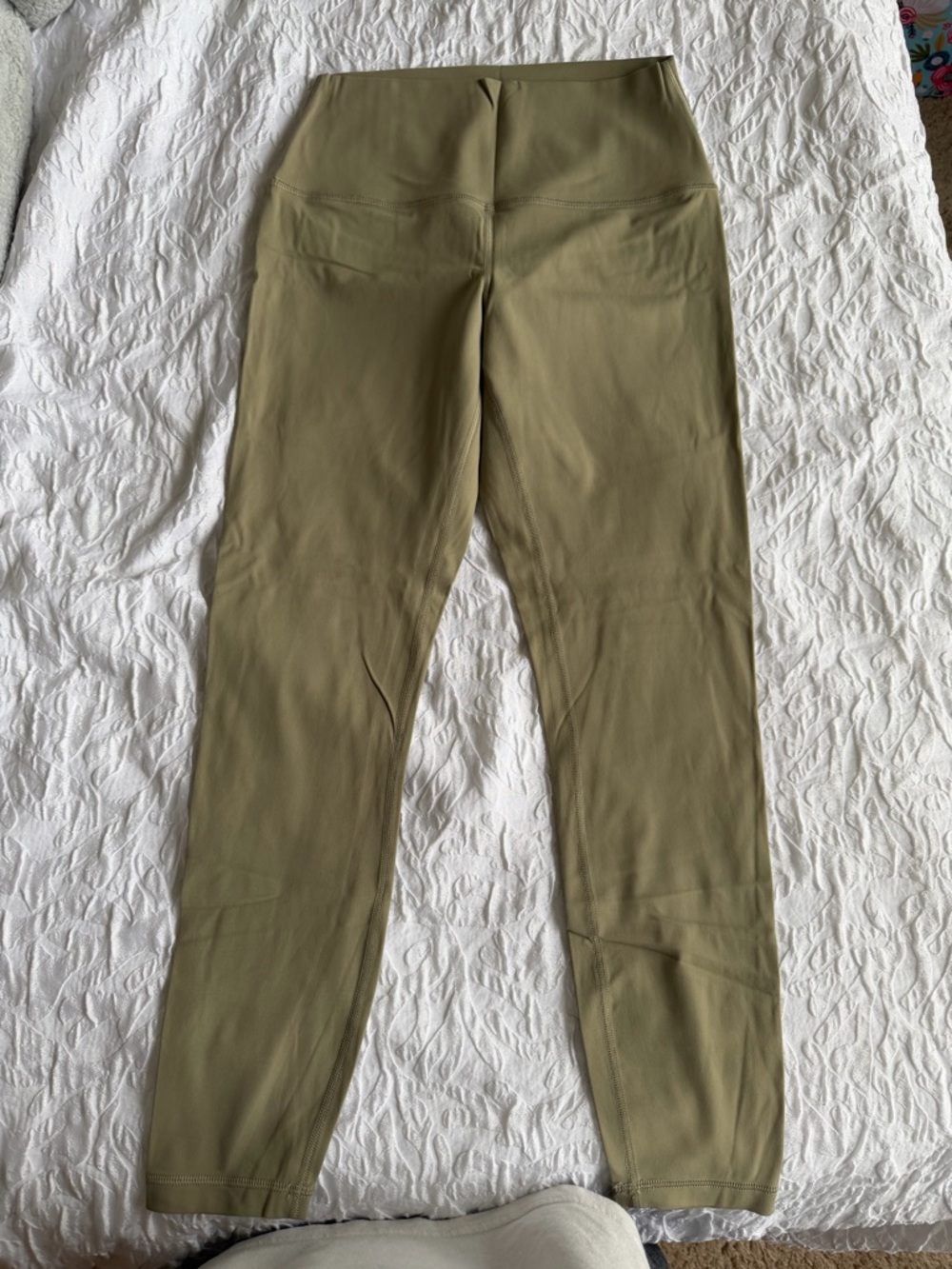CRZ YOGA Olive Green High-Waist Leggings